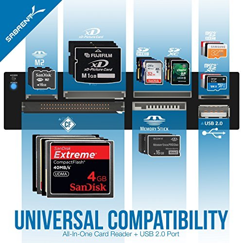 Sabrent 75 In 1 Multi Flash Media Card Reader/Writer(With Power Cord) (Crw Uinb)